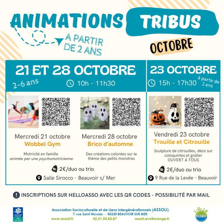 Prog&rsquo;Famille – ANIMATIONS TRIBUS