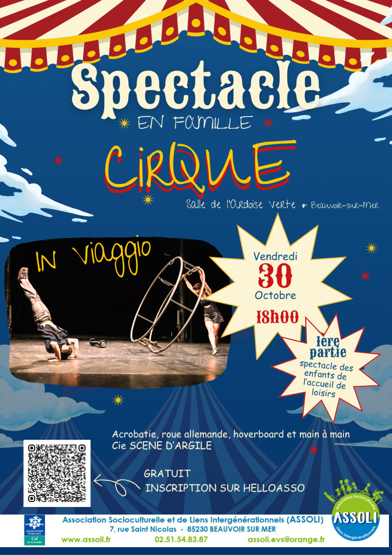 Prog&rsquo;Famille – SPECTACLE CIRQUE